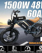 QS7 electric bicycle 1500W brushless motor 60Ah performance E-bike battery single rider off-road motorcycle performance