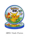 10pcs 7inch plates 2 / 12 pollici