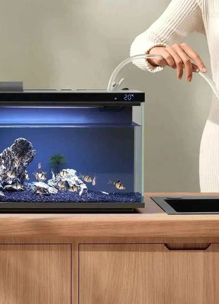 Mijia Smart Fish Tank MYG100 Work with Mijia APP Mobile Controlled Remote Feeding Smart Lighting System Light Aquarium
