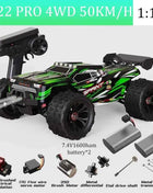 SCY9522PRO Super Brushless Motor Remote Control Car 85 km/h or 50 km/h High-Speed 4WD 1:16 Scale Model Racing Car Boy Toy Gift