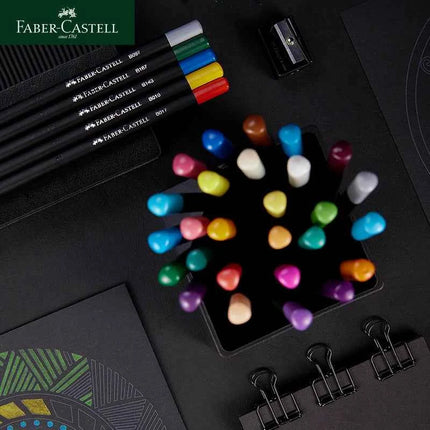 Faber-Castell Oil-Based Colored Pencils Set 48/72 – Professional Sketch & Coloring Pencil Set in Metal Tin Box