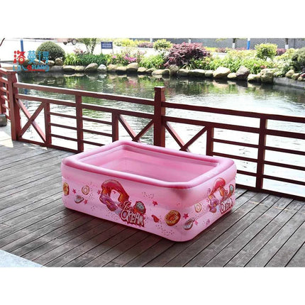 Stock Piscina familiare all'aperto all'ingrosso per bambini Adulti Piscina gonfiabile da 150 cm Piscina gonfiabile portatile per bambini