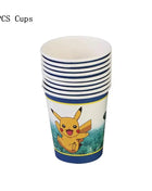 Forniture per decorazioni per feste di compleanno a tema Pokemon Cartoon Pokemon Go Stoviglie Tazze Piatti Palloncino Pikachu per bomboniere per baby shower