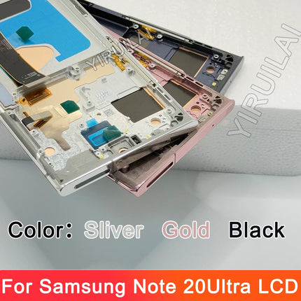 AMOLED Per Samsung Nota 20 Ultra N986B N985 N985F Display Per SAMSUNG Note20 Ultra SM-N986F LCD Touch Screen Digitizer Assembly