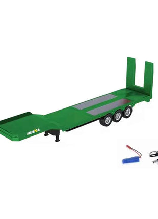 HUINA 1501 770S Alloy Tractor 19CH RC Truck 1/18 2.4G remote control Engineering Trailer Truck with Light Sound Toys XMAS Gifts