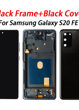 S20 FE display Per Samsung S20 FE lcd SM-G781 G781U G781B Display LCD Con Telaio Touch Screen Digitizer Assembly sostituzione