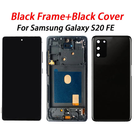S20 FE display Per Samsung S20 FE lcd SM-G781 G781U G781B Display LCD Con Telaio Touch Screen Digitizer Assembly sostituzione