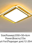 Golden 50x50CM / Dimmable with remote