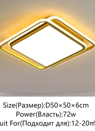 AuroraRealm Illuminazione Lampada da soffitto a LED Oro nero Soggiorno Luce Decorazioni per la casa moderne Camera da letto per bambini Sala da pranzo Lampadario a soffitto