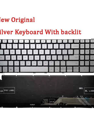 New Genuine Laptop Keyboard Compatible for DELL Latitude 3510 15 3510 15-3510 3501 5501 5505 3500