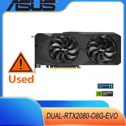 ASUS GeForce RTX 2080 Super Overclocked 8G GDDR6 Dual-Fan EVO V2 Edition VR Ready HDMI DisplayPort 1.4 Graphics Card