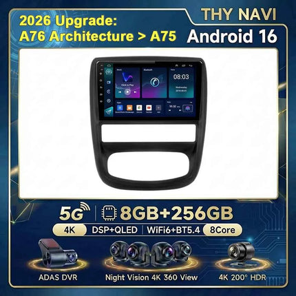 Android 16 For Renault Duster 1 2010 2011 2012 2013 2014 2015 Car Radio Multimedia Player Navigation Carplay Stereo BT Head Unit