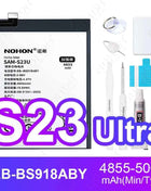 NOHON Phone Battery for Samsung Galaxy S24 S23 S22 Ultra S21 S20 Plus S10 S10E S9 S8 S7 S6 S10+ S20+ S21+ S23+ S24+ Batteries