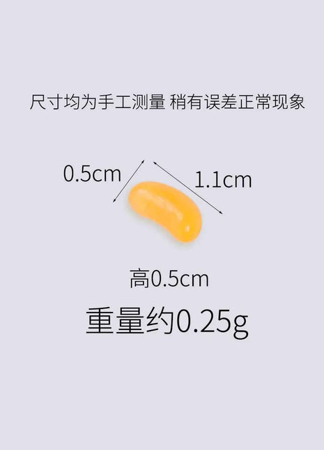 20pcs Mini Candy Fondant Fruit Candy Pop Artificial Candy Beans Miniature Food Play Handmade Simulation Home Decor Decorations