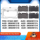 For AUDI A6(C7/4G5/4GD)A7(4GA/4GF)Q5(8R) Front Brake Pads 8R0698151B 8R0698151D 8R0698151E 8R0698151G/Auto Parts -22035