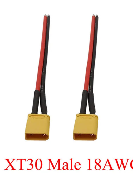 XT30 XTR30U XT60 XT60H XT90 Connettore maschio e femmina con cavo in silicone 10AWG/12AWG/16AWG/18AWG 100mm per cavo batteria RC
