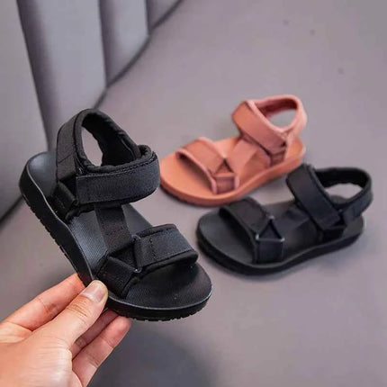 Sandali Estivi 2026 per Ragazzi, Scarpe Casual per Bambini, Calzature Scolastiche in Gomma Traspiranti con Punta Aperta, Sandali da Spiaggia per Ragazzi