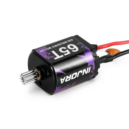 INJORA 65T 030-Size Brushed Motor for 1/30 Axial SCX30 (2-Pack)