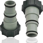 Adattatore per Piscina, Connettore a Serpentina da 32/38mm a Filettatura da 2 Pollici, 2 Pezzi, Adattatore per Pompa Filtro a Sabbia Intex Bestway