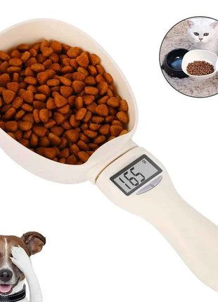 Pet Food Measuring Scoop Electronic Dog Cat Food Measuring Cup Digital Spoon Scale Kitchen Food Scale with LED Display