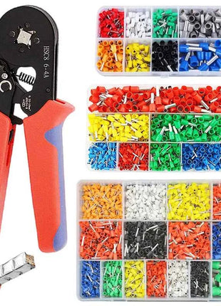 Terminale a crimpare tubolare VE, set combinato di pinze terminali a crimpare multiple, connettore per apparecchiature elettriche, pinze a crimpare