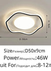 Black  round 50CM / 3 Color No Remote