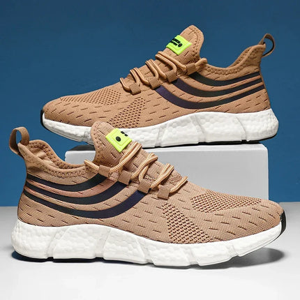 Scarpe da ginnastica da uomo Scarpe comode e traspiranti con plateau Scarpe da corsa estive da uomo Scarpe da ginnastica da passeggio comode e traspiranti
