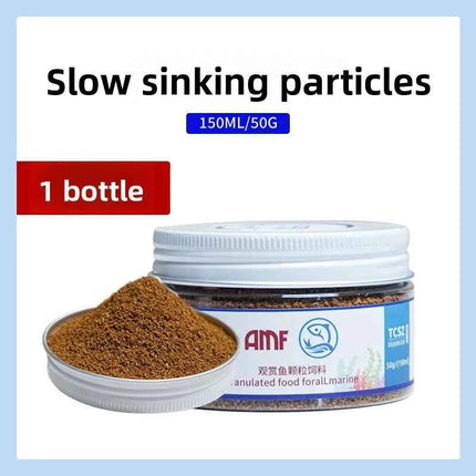 AMF Zebrafish, Guppy, Angelfish & Tetra Fish Food - Co-branded High-Nutrition Micro Pellets for All Small Tropical Fish