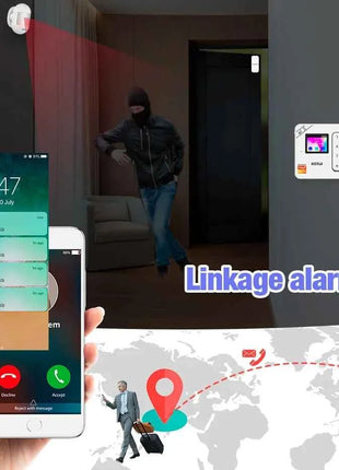 KERUI Sistema di Allarme Domestico Supporto Alexa, W184 Tuya Allarme di Sicurezza Domestica Intelligente 4G/WiFi Protezione Antifurto Senza Fili Sensore di Movimento PIR