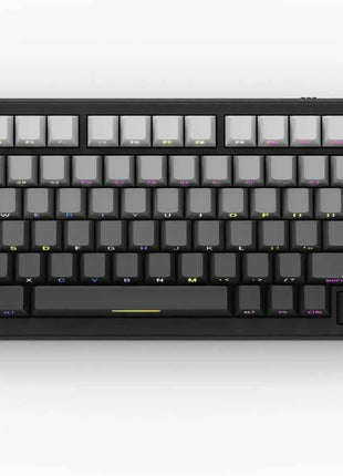 ATTACK SHARK M86 Wireless Mechanical Gaming Keyboard, 75% Gasket Hot Swappable RGB Custom Keyboard, Side Printed PBT Keycaps