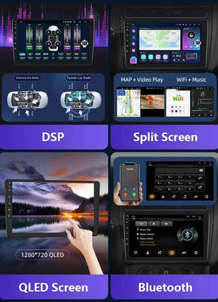 Podofo 4G CarPlay Android Radio For Chevrolet Spark 2011-2014 Car Intelligent System 2din GPS Stereo Head Unit Multimedia Player