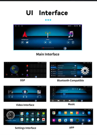 9 "Android 14 Car Multimedia Player For Mercedes Benz ML GL W166 X166 2012-2015 Radio CarPlay Stereo GPS Navigation Audio Screen