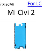 For Xiaomi Poco F5 F6 M6 X6 Pro Mi Civi 1S 2 3 4G LCD Display Back Cover Housing Sticker Tape Adhesive Parts