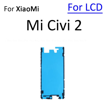 Per Xiaomi Poco F5 F6 M6 X6 Pro Mi Civi 1S 2 3 4G Display LCD Schermo Posteriore Della Copertura Dell'alloggiamento Adesivo Nastro Colla Parti