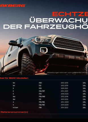Sensore di livello sospensioni pneumatiche Frankenberg 1x, anteriore sinistro o destro, per BMW Serie 1 F23, Serie 3 Gran Turismo F34, Serie 3, dal 2012 in poi, 37146797817