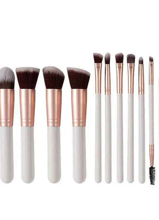 14 PCS Makeup Brush Set With Illuminated Mirror Portable Short Handle LED Light USB Rechargeable Makeup Brushes Kit