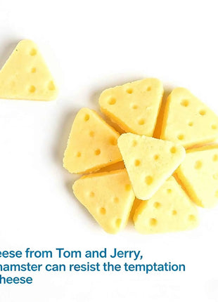 Hamster cheese teeth-grinding snacks, freeze-dried cheese, edible golden hamster food, nutrition supplement for weight gain, cal