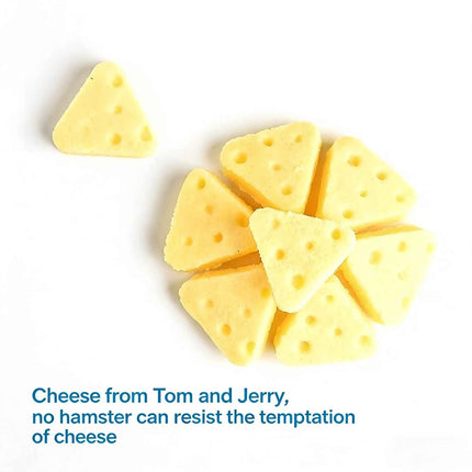 Hamster cheese teeth-grinding snacks, freeze-dried cheese, edible golden hamster food, nutrition supplement for weight gain, cal