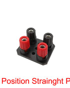 1pc 2/4/6 Position 4mm Banana Jack External Audio Amplifier Speaker Terminal Board Screw Type Straight/Bent Pin Connector