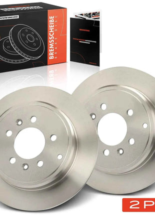 Dischi Freno Posteriori Frankberg 2x per Peugeot 607 9D 9U 2.0L 2.2L 3.0L 2000-2011 4246V7 9640247180