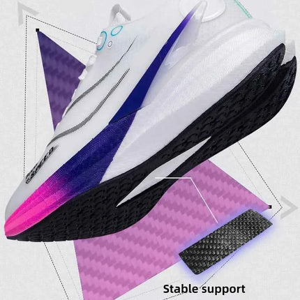 2025 Scarpe da corsa professionali per maratona in carbonio da uomo e da donna Scarpe sportive con supporto stabile ultraleggero per assorbimento degli urti