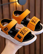 Sandali per bambini Studenti Scarpe antiscivolo Sandali semplici e generosi per ragazzi e ragazze Indossano e fuori Calzature casual per bambini con fondo morbido e facile
