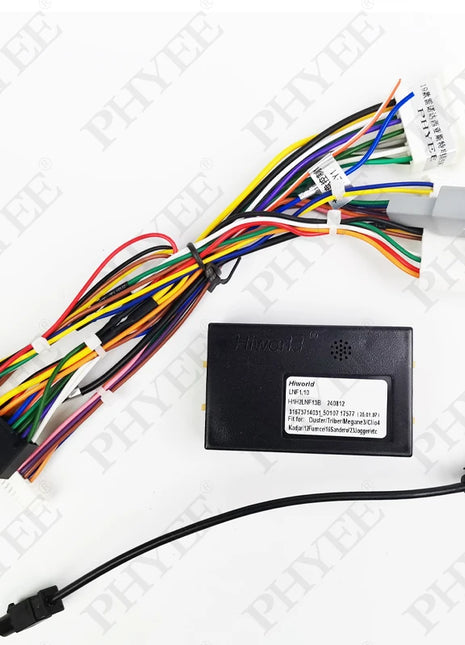 Decodificatore CAN Bus cablaggio 12 pin 24 pin, ritenzione display SWC Adattatore Android P&P 16 pin, per Renault Clio 4 Duster Sandero 2