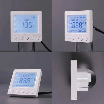 MOES WiFi Smart Thermostat for Floor Heating & Boiler, Tuya App Remote Control, Compatible with Alexa Google Home, Programmable