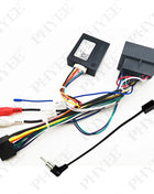 CAN Bus Decoder Quadlock Wiring Harness Adapter 16 Pin Quad Lock Plug RCA Connector Car Android Wiring Cable for Audi A3 8P A4 B7 TT