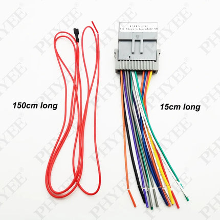 Auto Stereo Radio Cablaggio Adattatore 24 Spille per Chevy Silverado Chevrolet Malibu Impala GMC Envoy Sierra Buick Pontiac Hummer