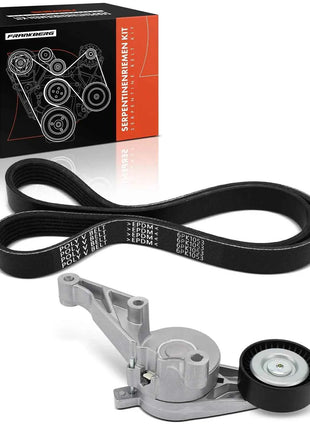 Set di cinghie a coste Frankberg 1x per Audi A3 VW Golf 5 Passat Seat Altea Leon Skoda Octavia 7884-20161 K016PK1053