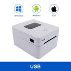 White USB / EU Plug