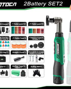BATOCA S6 Cordless Mini Car Polisher 12V Cordless Polisher for Car Waxing 2.0Ah Buffer Polisher with Extension rod