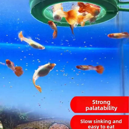 SUNSUN Premium Small Granule Fish Food for Guppies and Tetras, Color Enhancing & Complete Nutrition for Small Tropical Fish